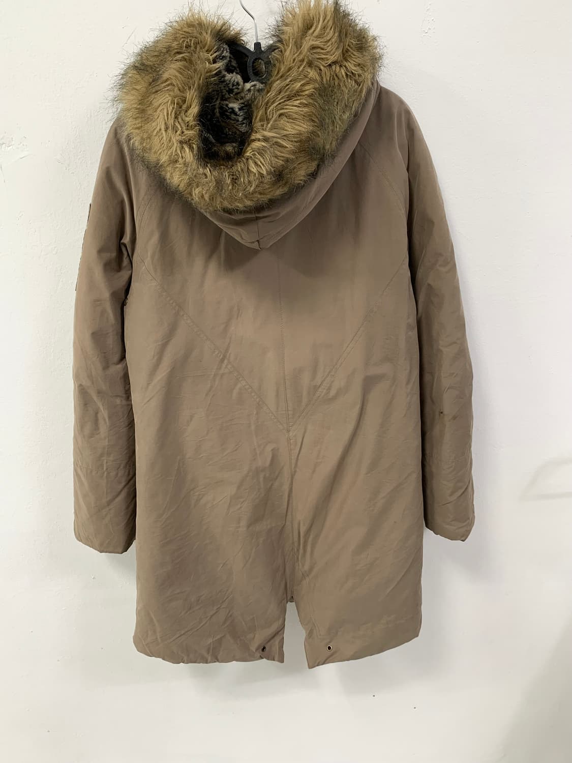 [XNTRIK] y2k 울프죠 베이지 야상 자켓 상품이미지5