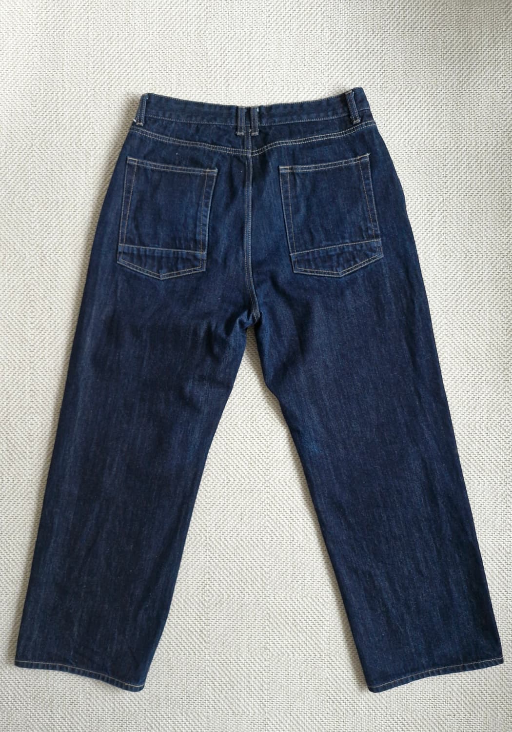 러프사이드 시그니처 드레이프 데님팬츠 원워시드  상품이미지3