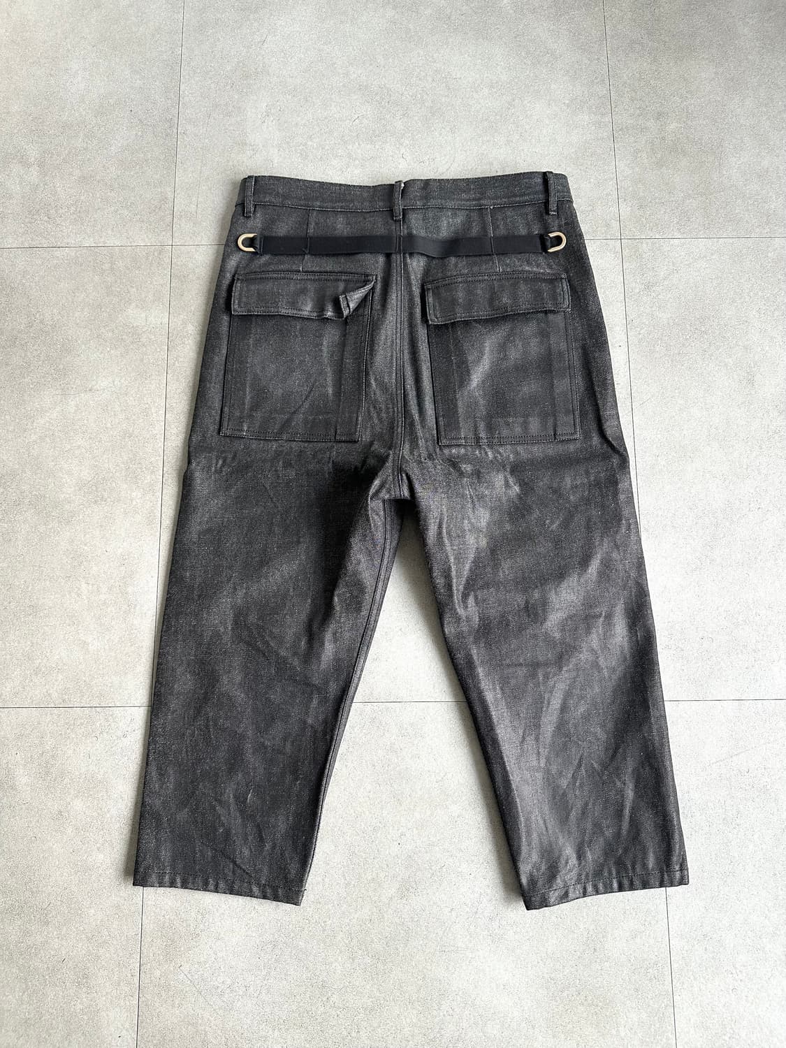 릭오웬스 아카이브 키링 왁스코팅 새깅팬츠 상품이미지7