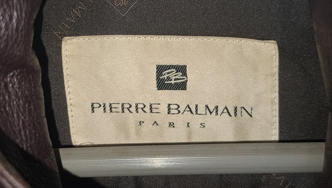 PIERRE BALMAIN 피에르 발망 90s 레트로 클래식 양가죽 봄버 상품이미지8