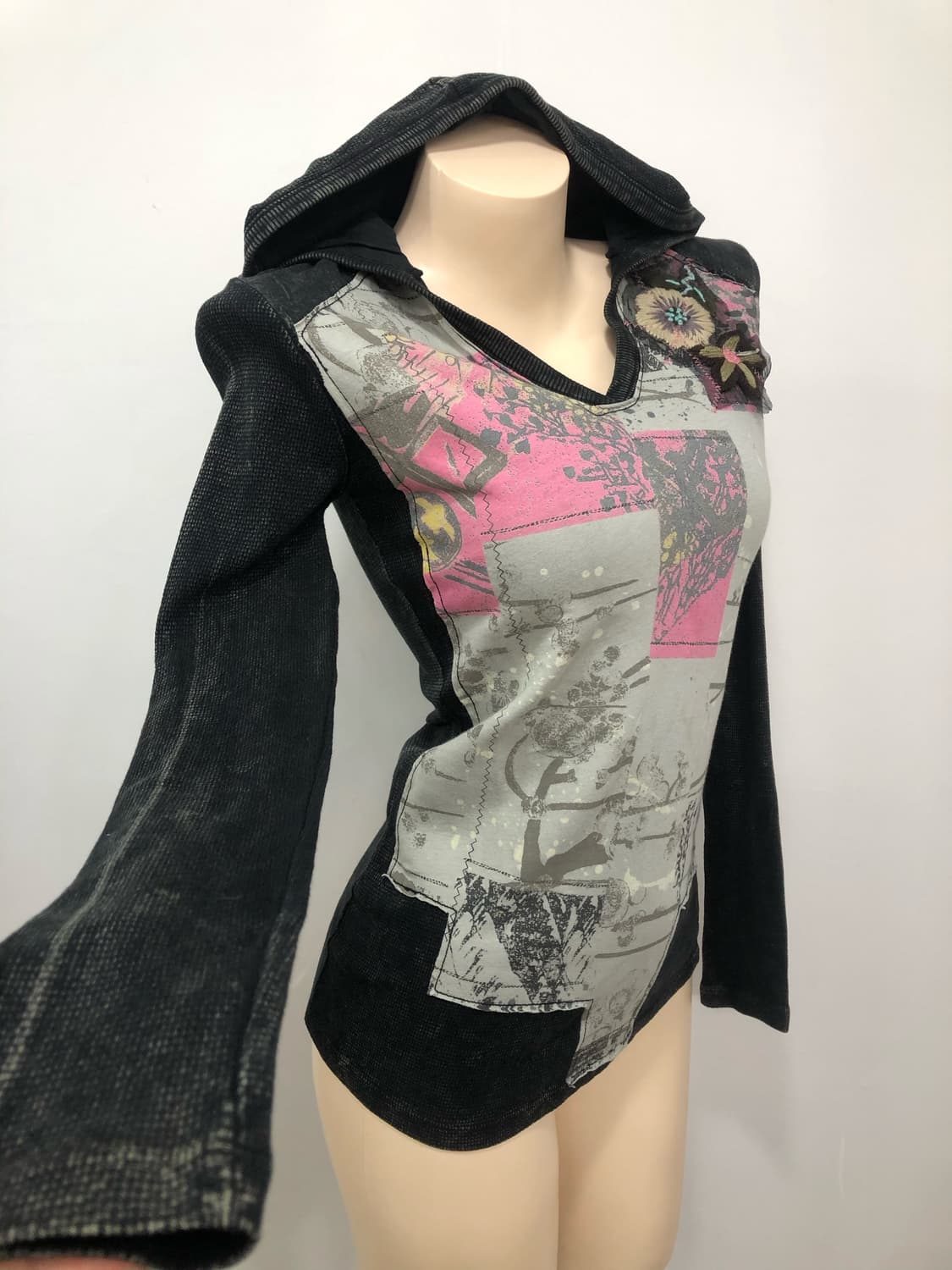 SKINNY MINNIE floral hooded long sleeve  상품이미지2