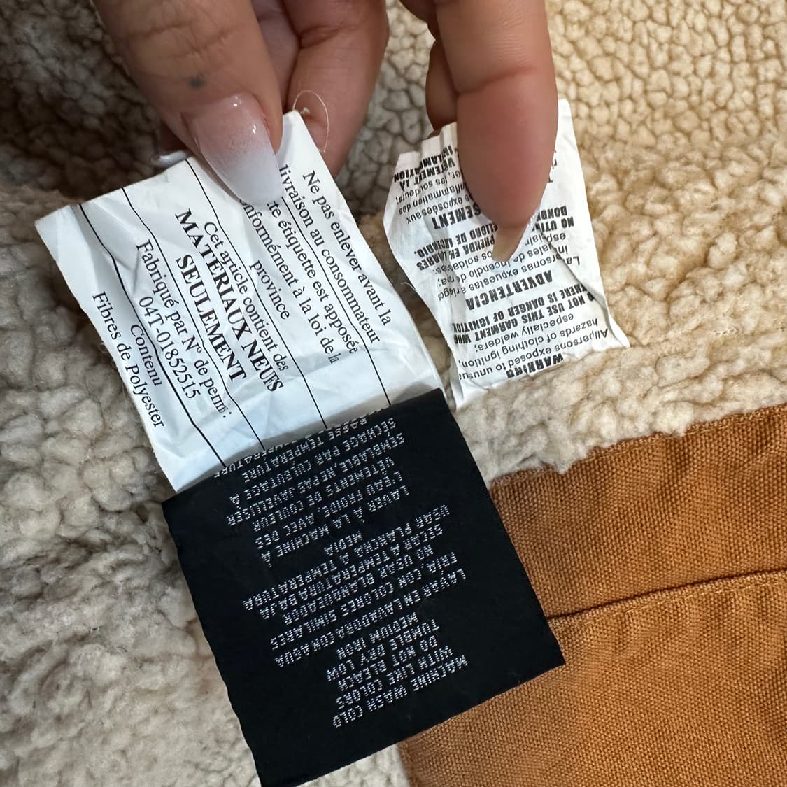 디키즈 엑티브 카멜 쉐르파 후드자켓L 상품이미지5