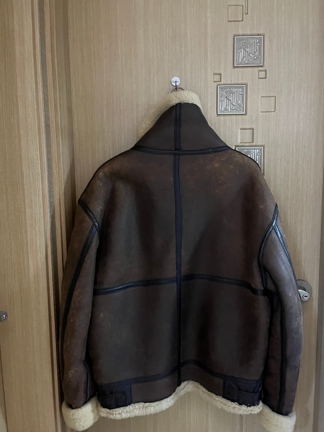 b-3 무스탕 메이드인이탈리아 110 사이즈 상품이미지2