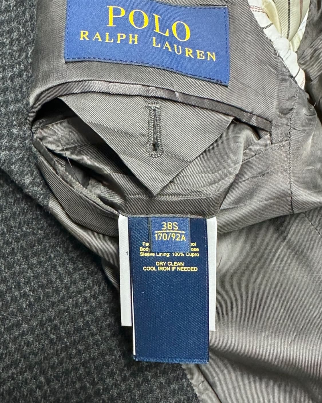 폴로 랄프로렌 울 체크 싱글자켓 상품이미지5