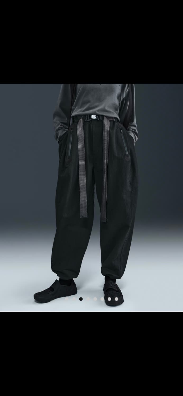 나이키 랩 ISPA 이스파 더블 버클 팬츠 블랙 M 상품이미지3