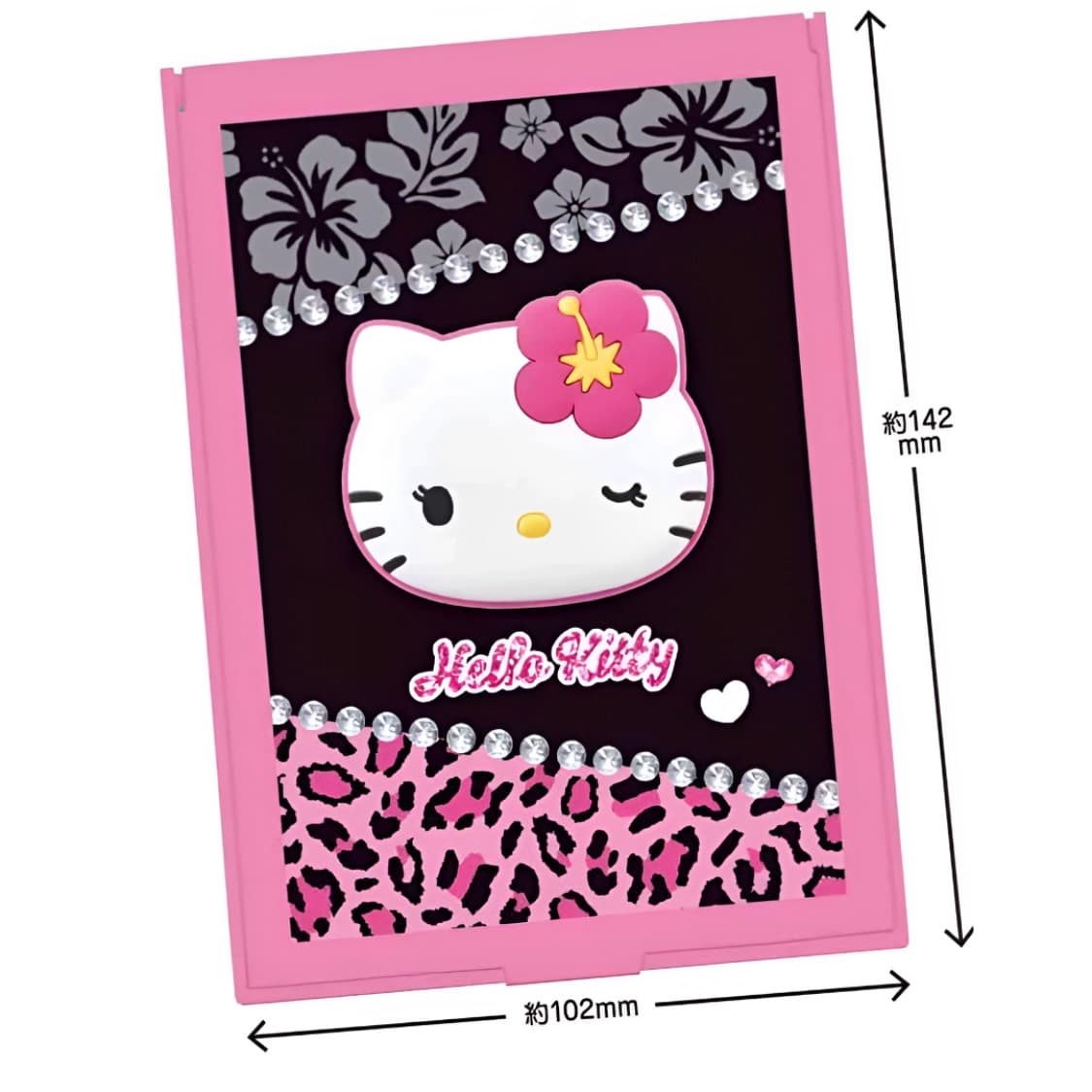 헬로키티 마스코트 갸루 거울 (큰 사이즈)높이 약 14.2cm 상품이미지2