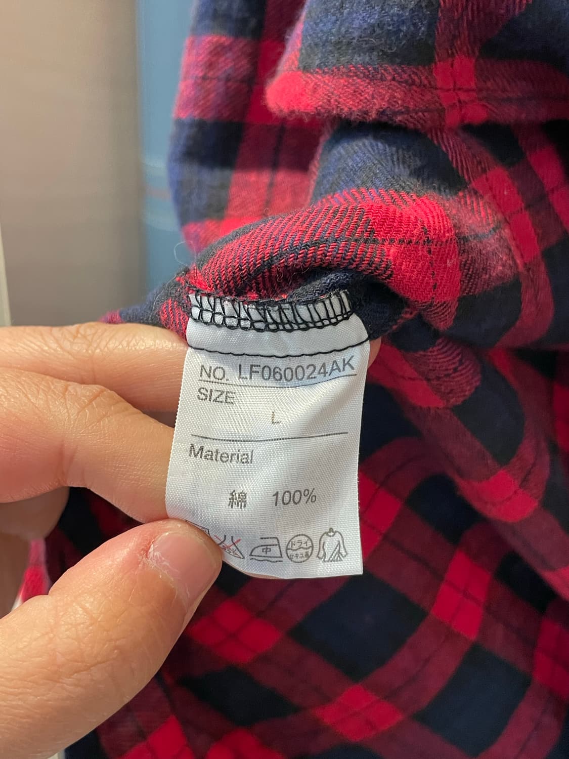일본빈티지 웨스턴 체크셔츠 상품이미지6