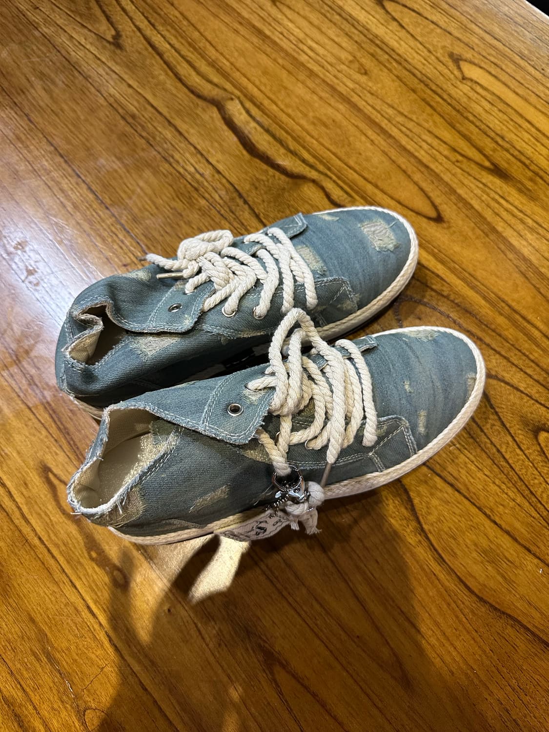 새상품) 임팔라 데님 하이탑 스니커즈 44사이즈 / 280 상품이미지5