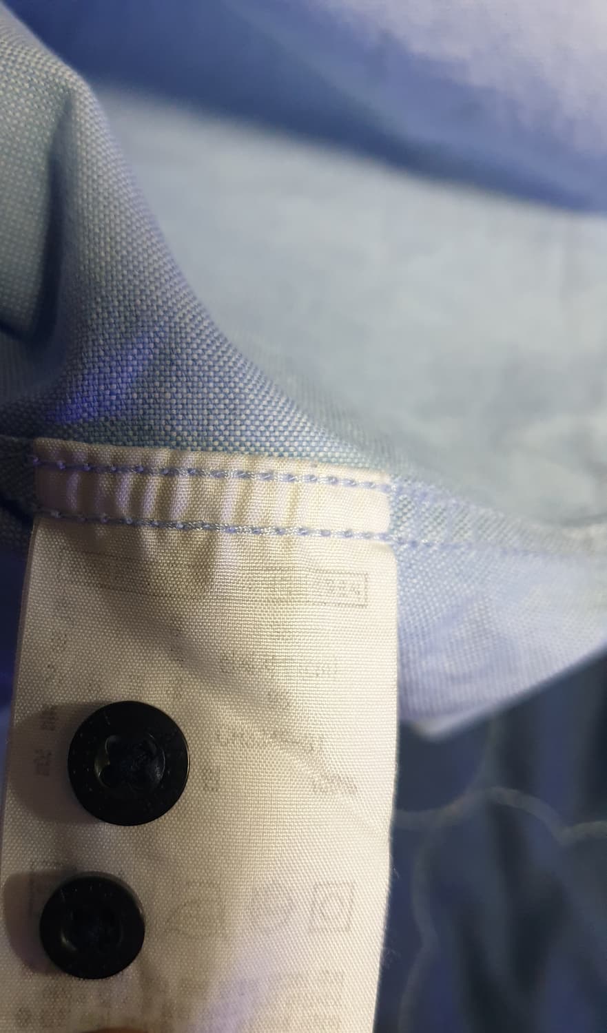 (동일드방레) 라코스테 옥스퍼드 슬림핏 긴팔셔츠 스카이블루 (95) 상품이미지5