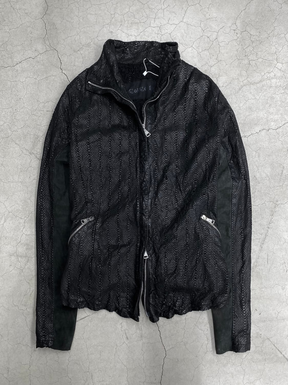 조르지오 브라토 십스킨 핸드메이드 레더 자켓 상품이미지4