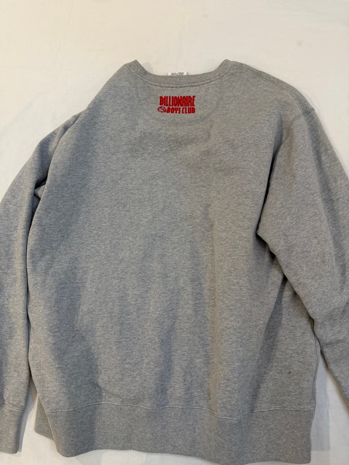 BBC 빌리어네어 보이즈 클럽 빅로고 우주인 맨투맨 그레이 상품이미지3