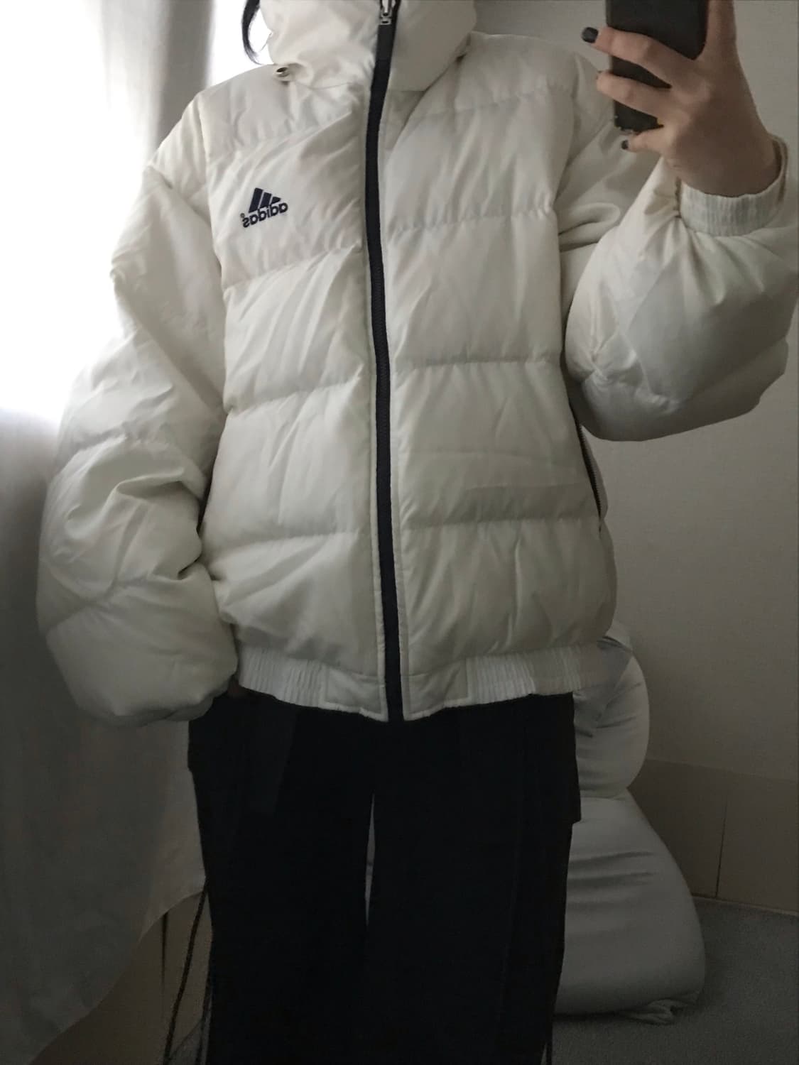 아디다스 90s 화이트 패딩 상품이미지4