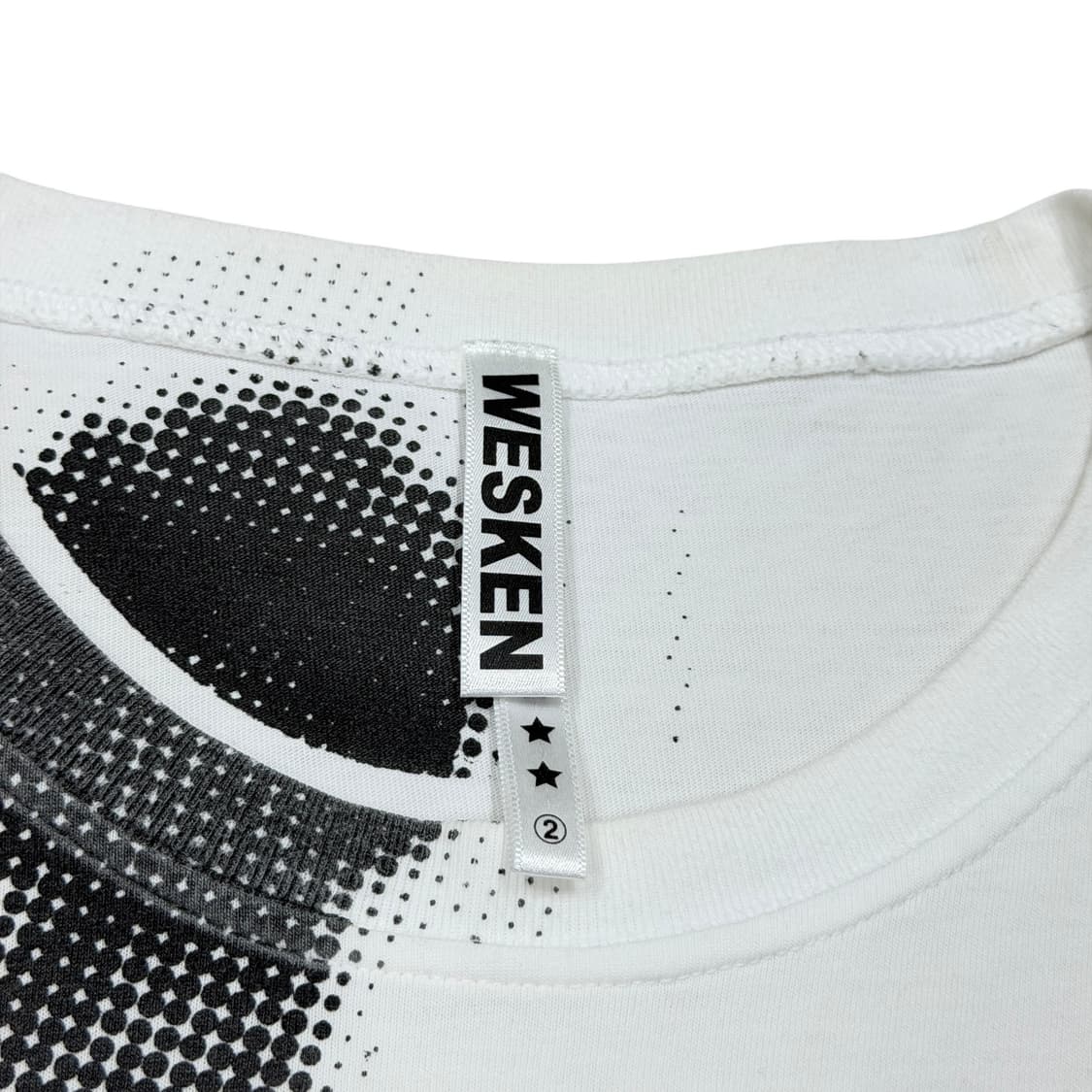 웨스켄 자유의 여신상 반팔 티셔츠 화이트 2 상품이미지4