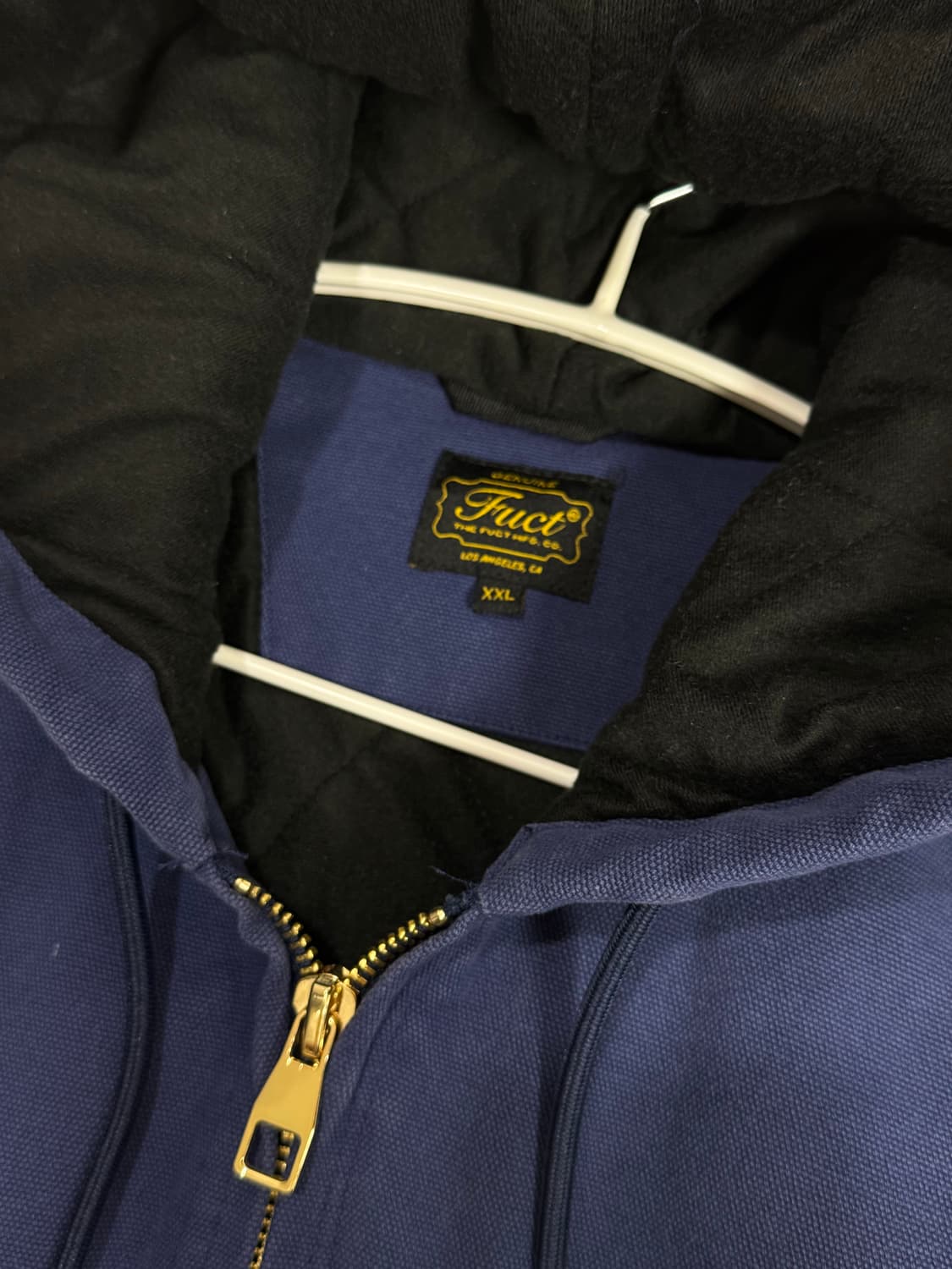 fuct 퍽트 렌치 후드 자켓 네이비 XXL 상품이미지3