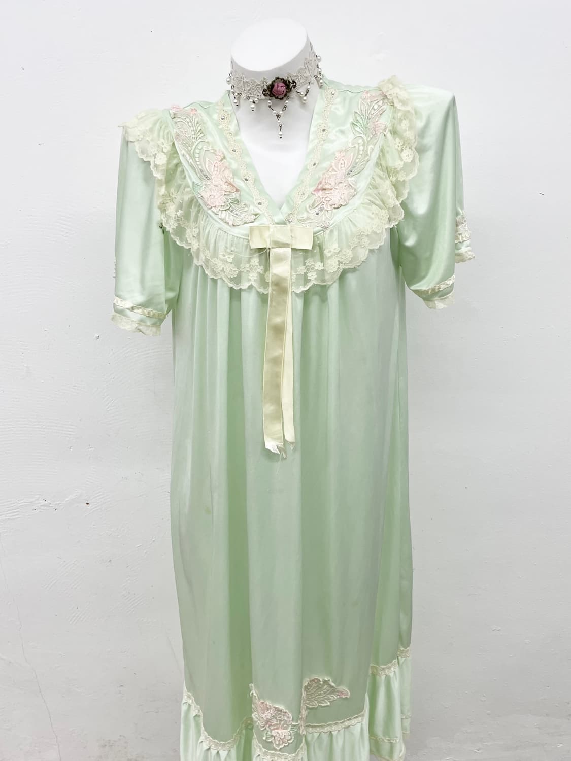 페어리 실키 레이스 자수 원피스 상품이미지1