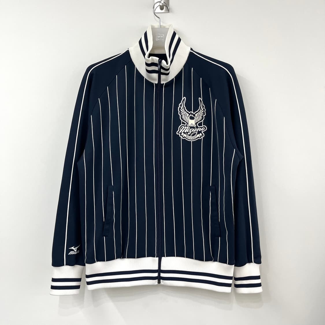 미즈노 베이스볼 네이비 트랙탑 져지 상품이미지3