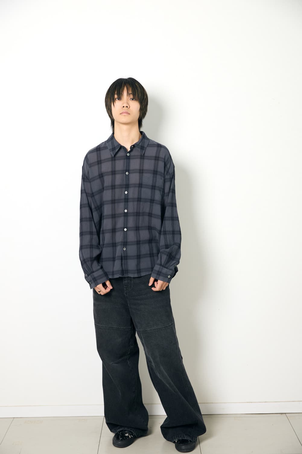 해칭룸 dark navy 셔츠 사이즈 3(M) 상품이미지1