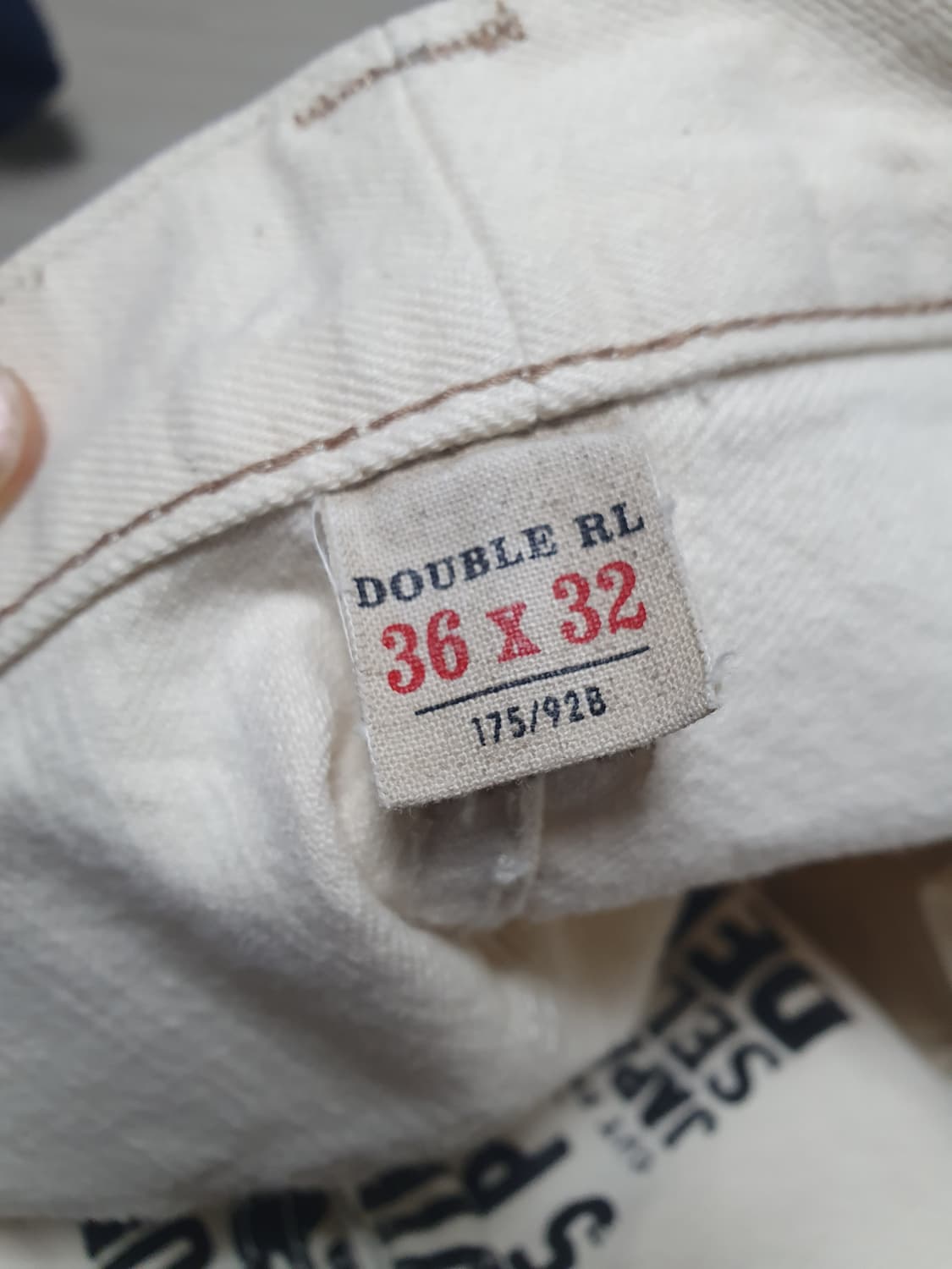 RRL 더블알엘 빈티지 파이브 포켓 에크루 33-34 택사이즈 36x32 상품이미지7