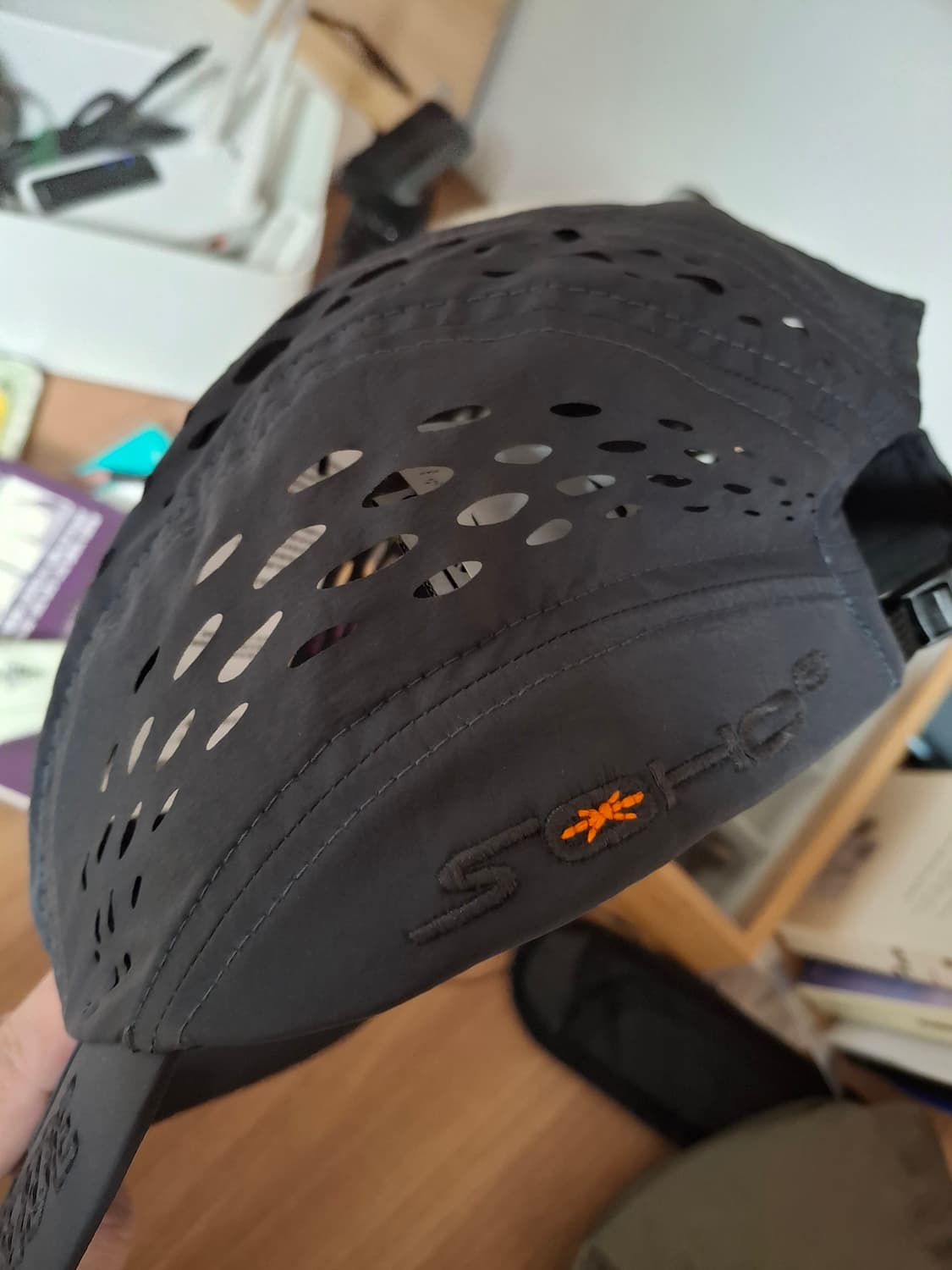 sohc 패턴드 벤트캡 차콜 상품이미지3