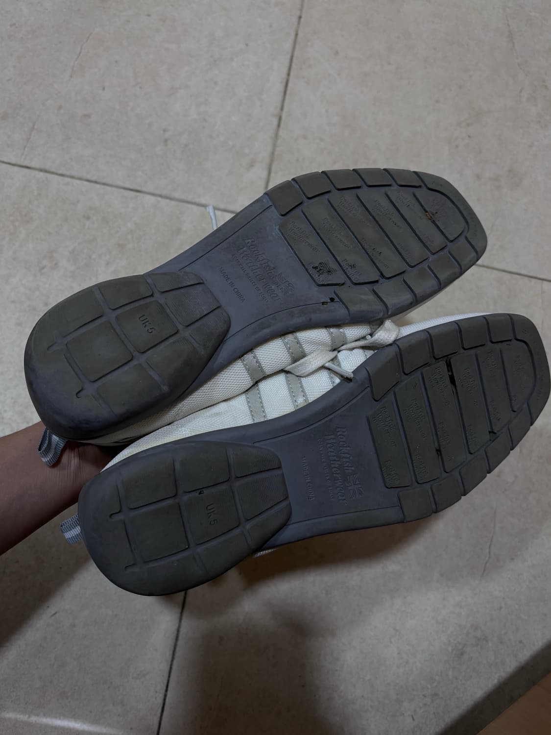 락피쉬웨더웨어 블리스 레이스업 스니커즈 크림펄 245 상품이미지5