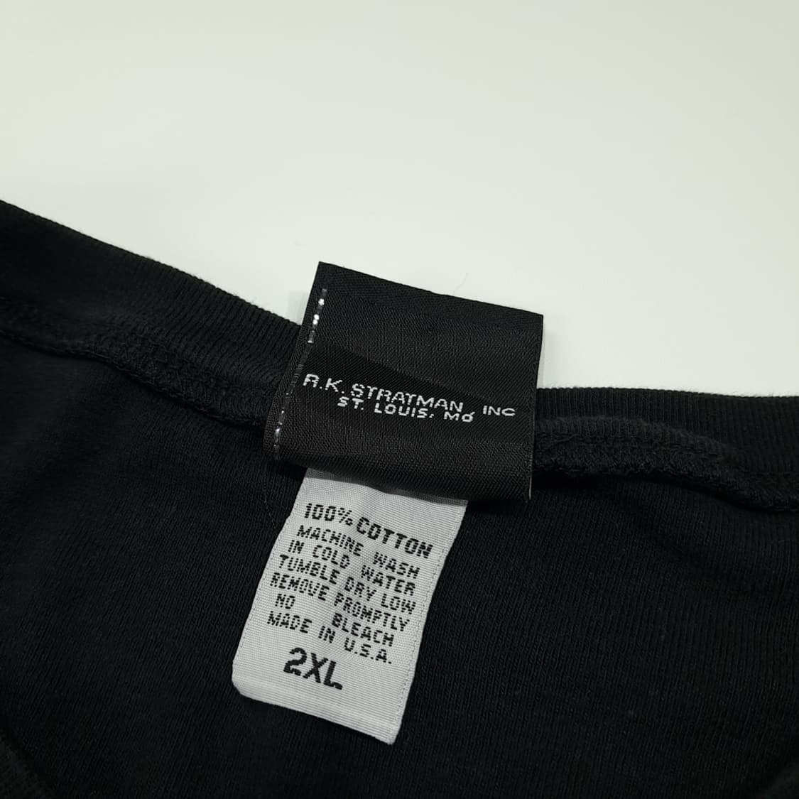 CL563 2XL 할리데이비슨 00s 미국판 타이거로즈 블랙 V넥 티셔 상품이미지5