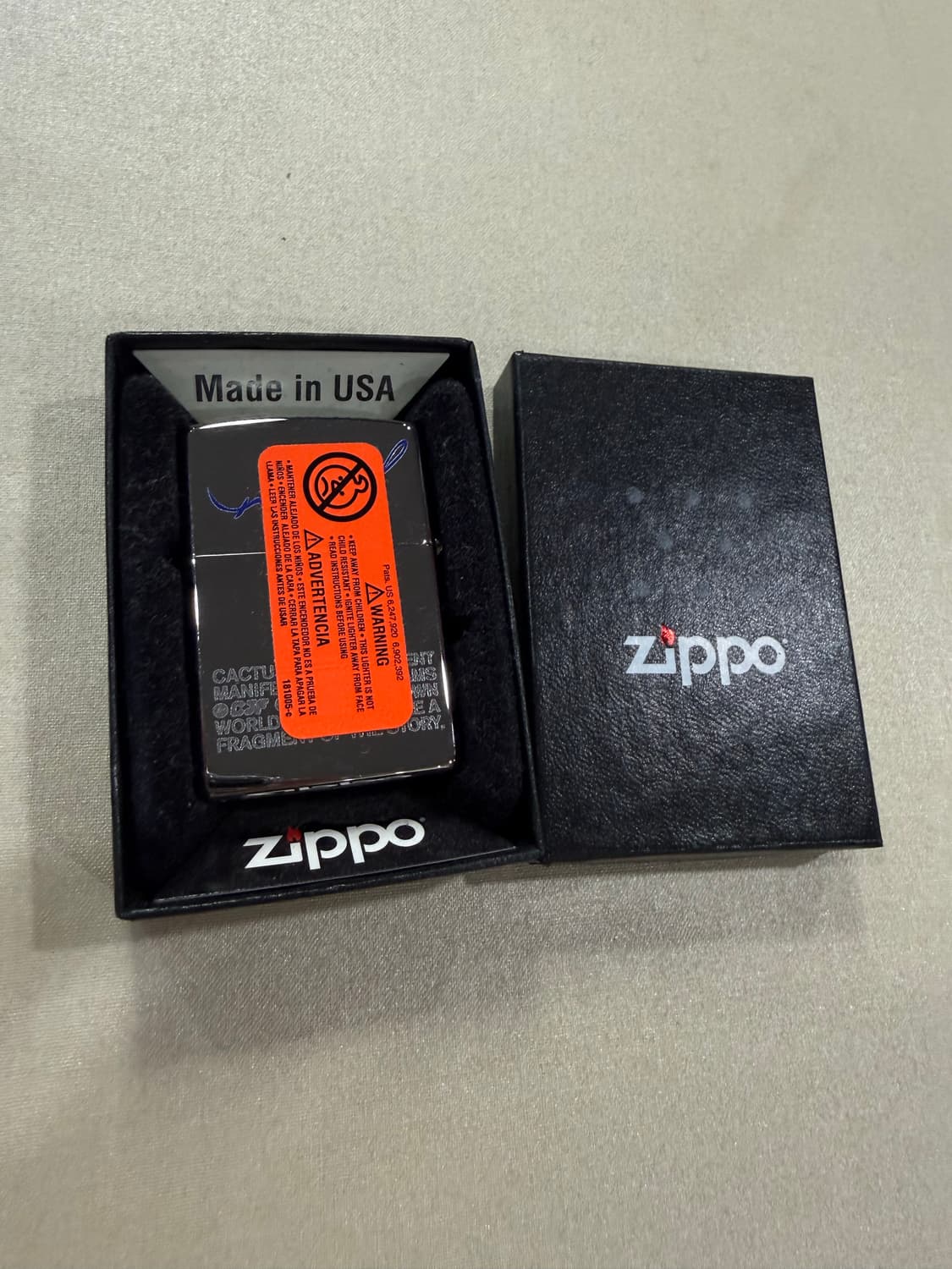 (SS21) 프라그먼트 x 캑터스잭 트래비스 스캇 지포 라이터 상품이미지2