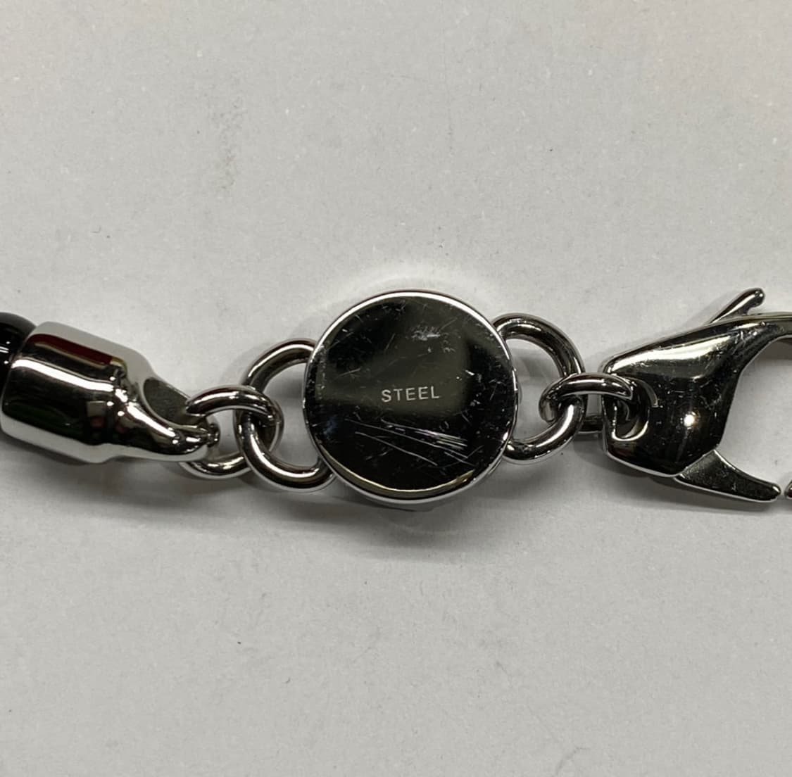 디젤 팔찌 Dx0848 스틸 차이니즈 재스퍼 비즈 브레이슬릿 블랙 상품이미지2