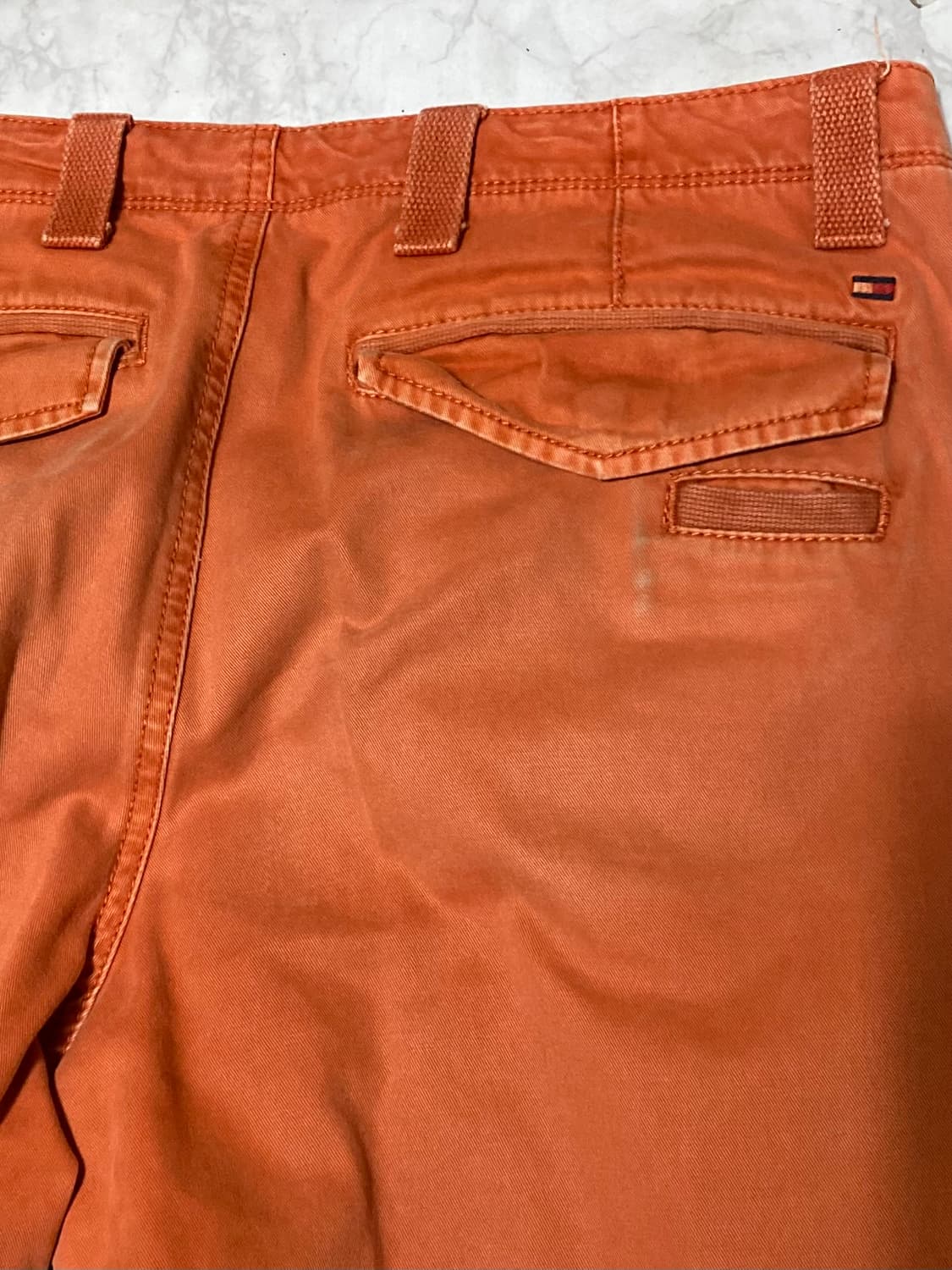 타미힐피거 빈티지 오렌지 면바지 34 인치 상품이미지3