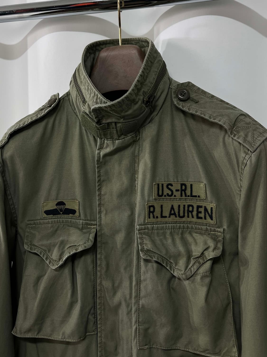 폴로 랄프로렌 공수부대 m-65 유틸리티 워시드 필드자켓 상품이미지6