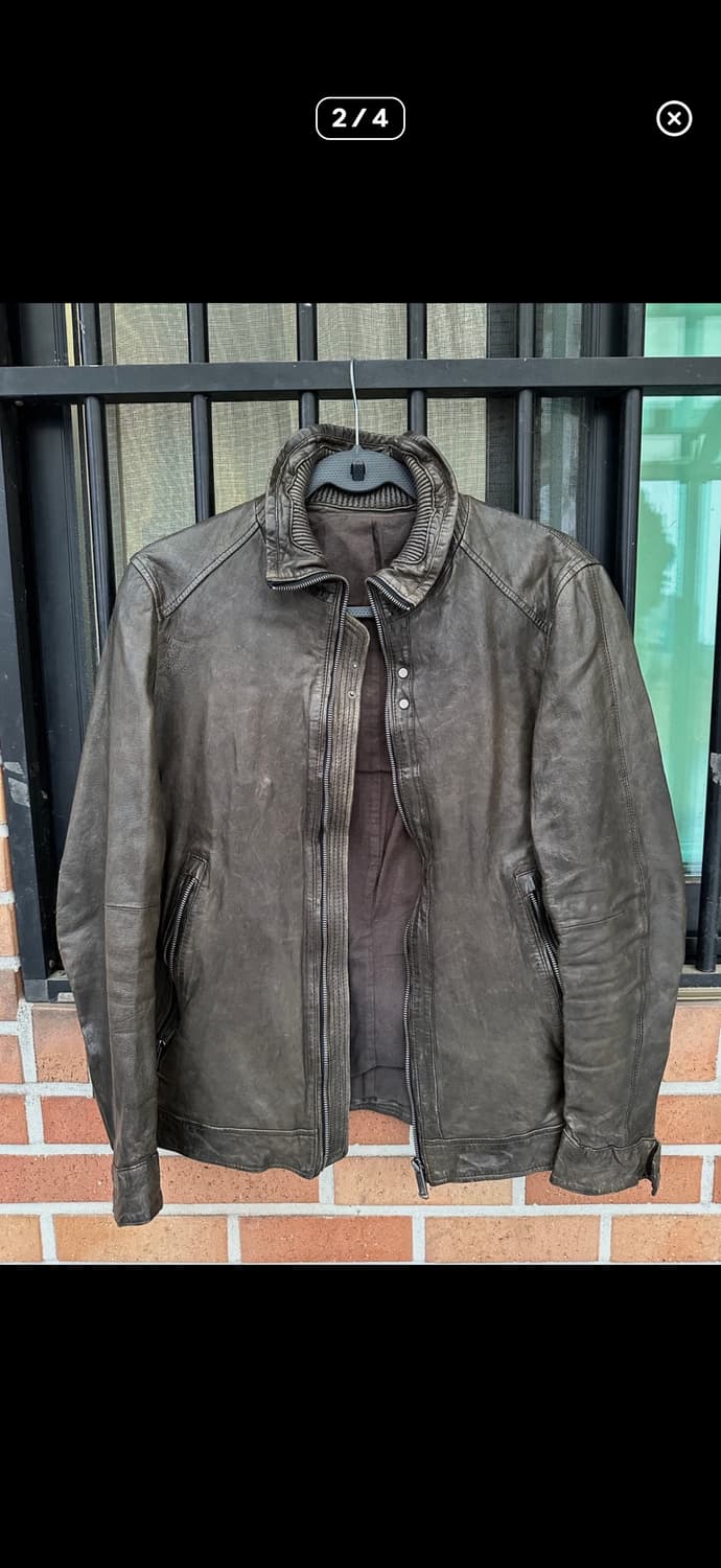 솔리드옴므 쉽스킨 레더자켓 상품이미지2