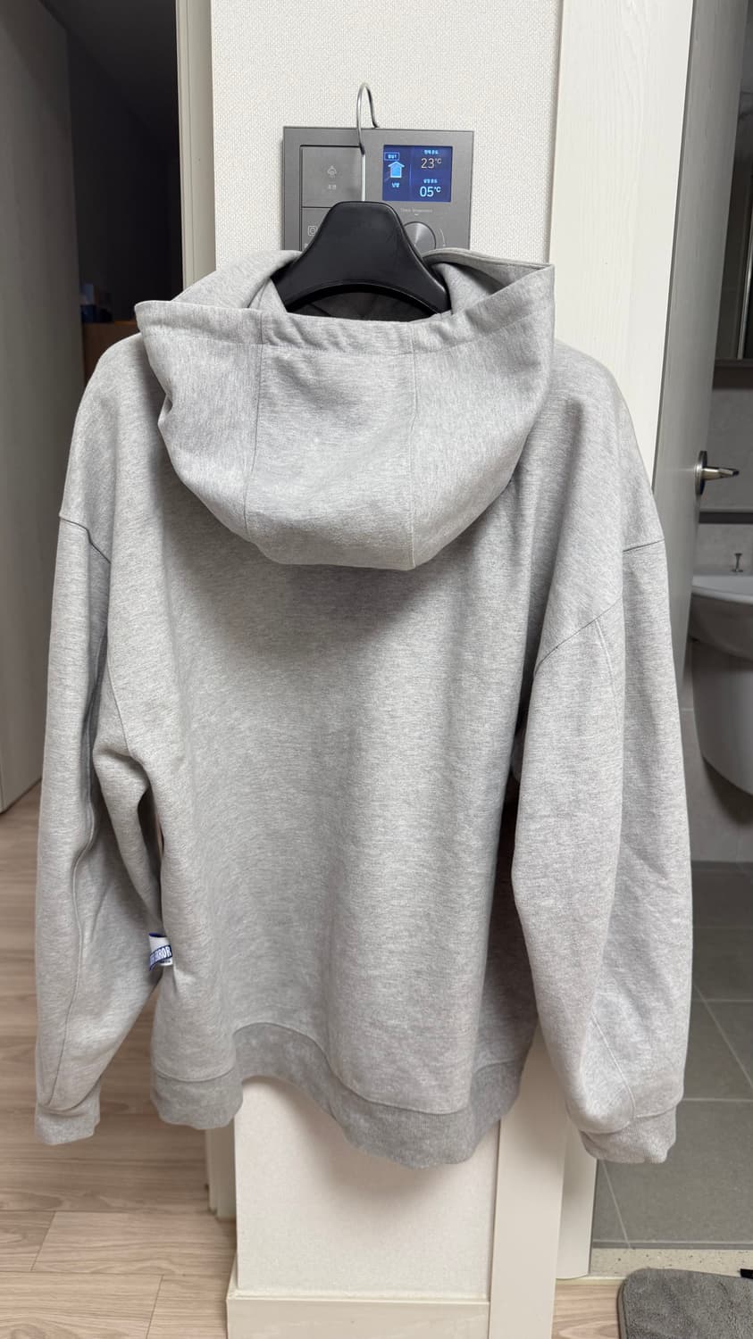 [A3]메종 키츠네 x 아더에러 메디테이션 폭스 후드 그레이 상품이미지3