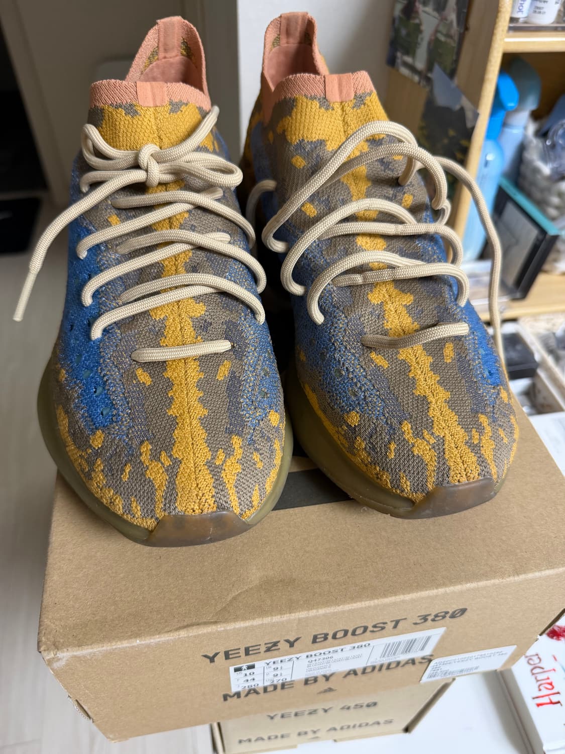 [280] 이지부스트 380 블루 오트 - 논리플렉티브 상품이미지1