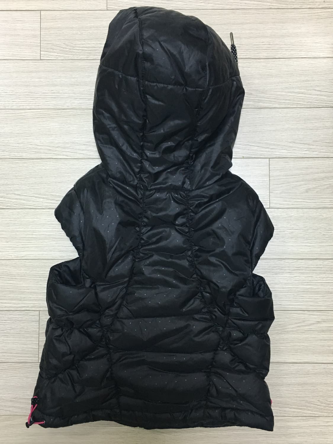 Dot crop padding vest 상품이미지5