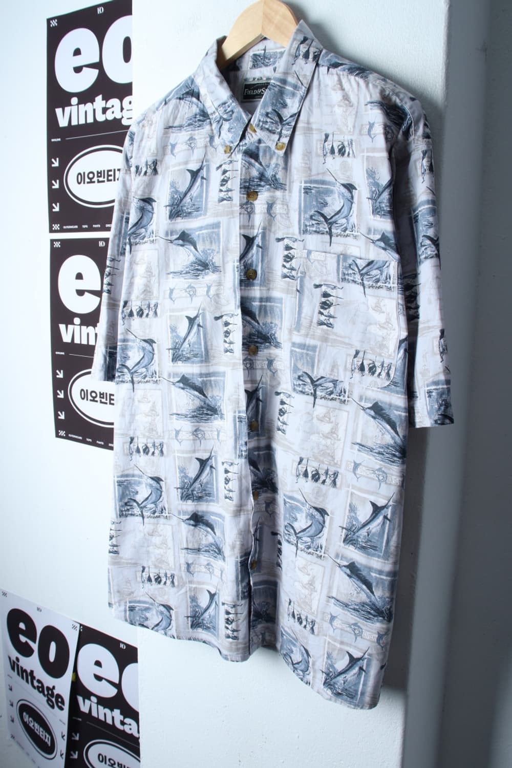 (XL-2XL) 필드앤스트림 반팔셔츠 남방 90년도 USA-H33351 상품이미지1