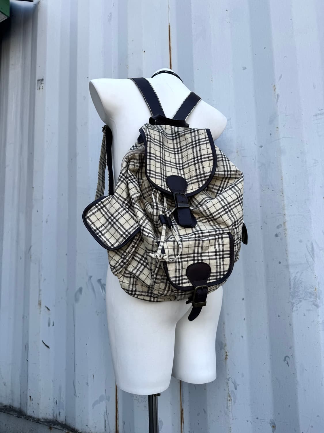 Mori Check Backpack 상품이미지2