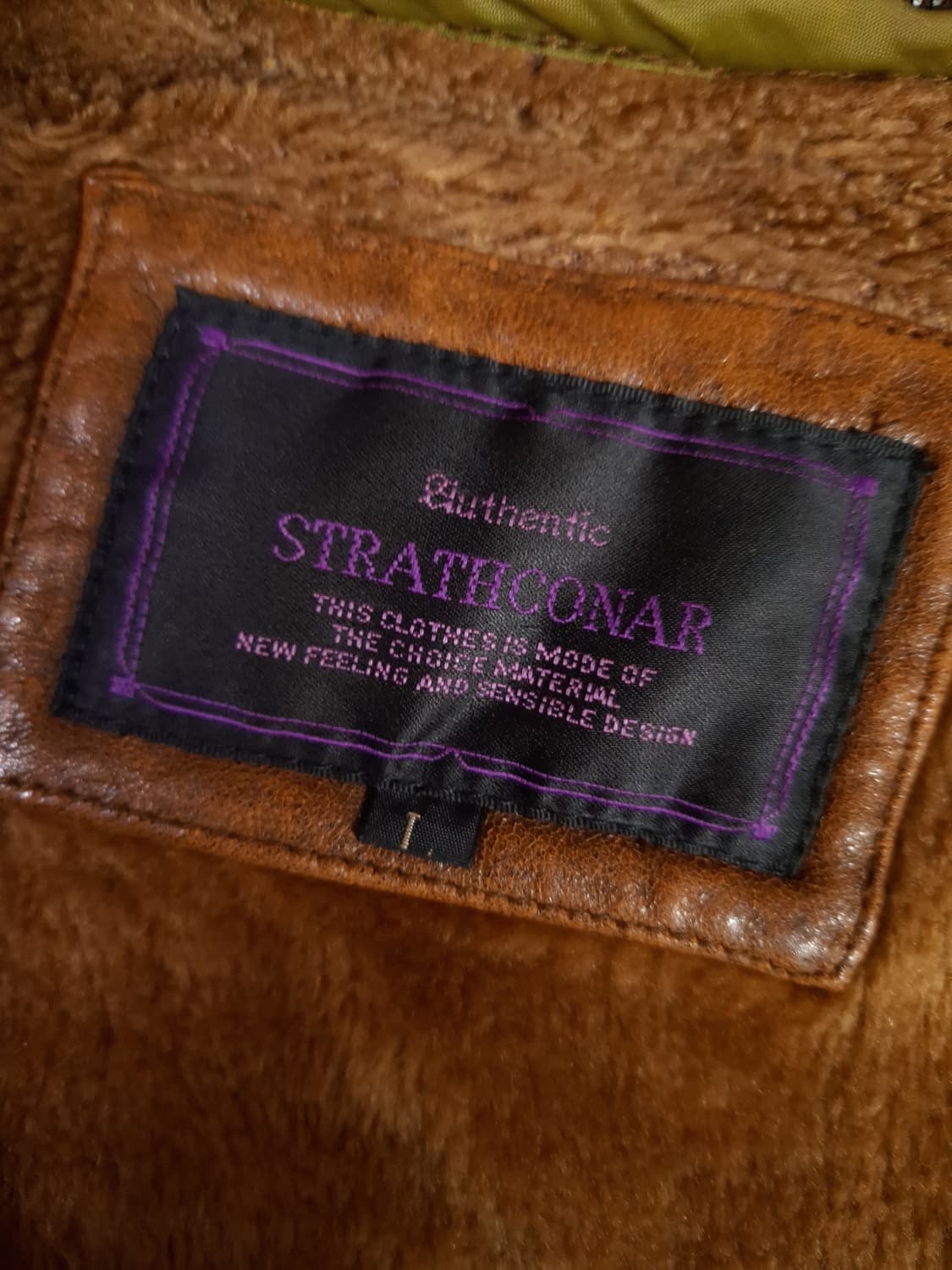 80's 일본판 밀리터리 리얼레더 항공자켓 상품이미지3