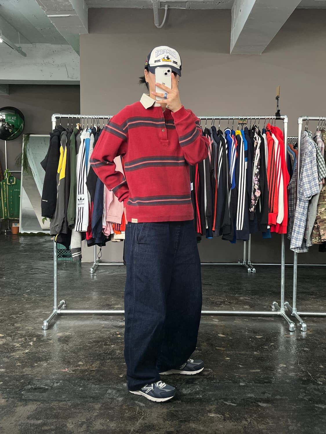 노티카 카라 긴팔 티셔츠 상품이미지5