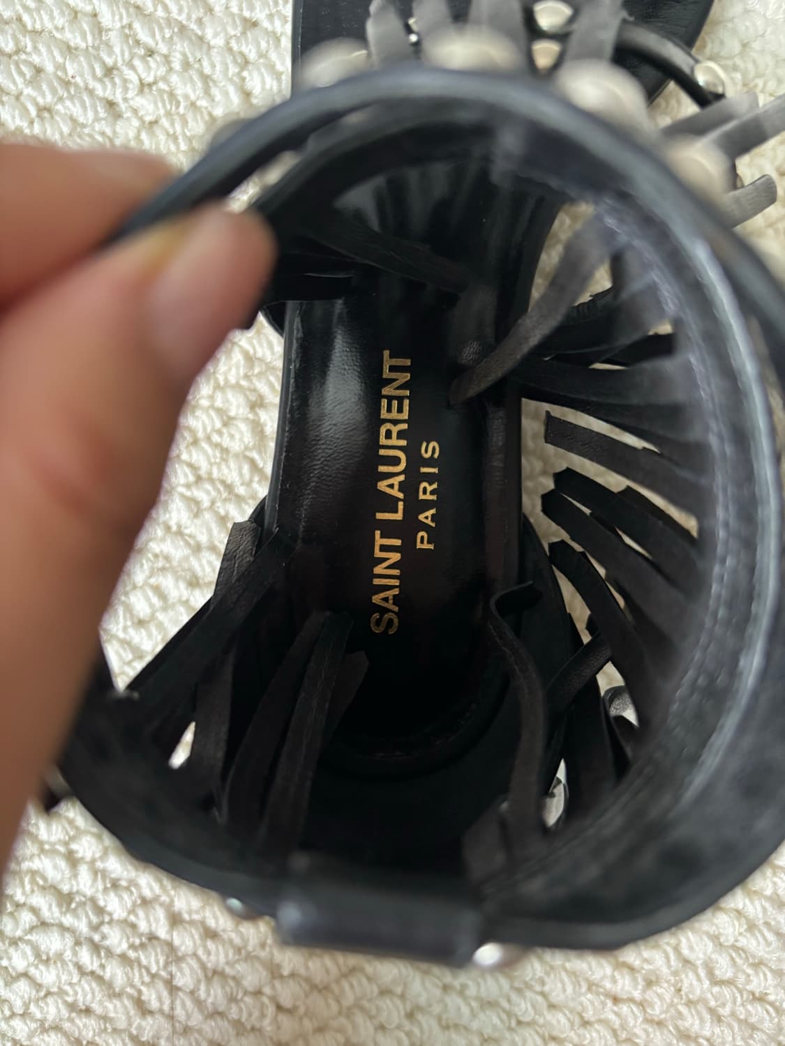 saint laurent fringe studded sandals 상품이미지6