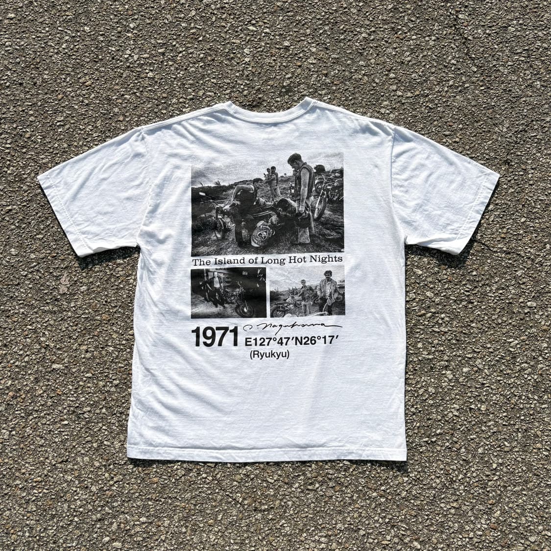 Neighborhood x Osamu Nagahama 화이트 반팔 티셔츠 상품이미지5