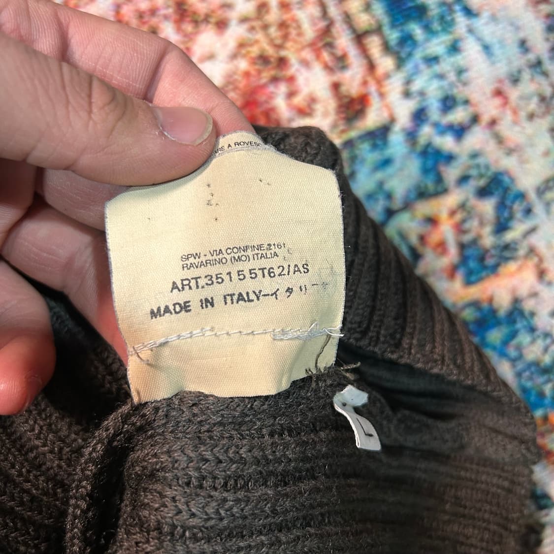 [XL] 00s 스톤아일랜드 하이넥 니트 집업 상품이미지8