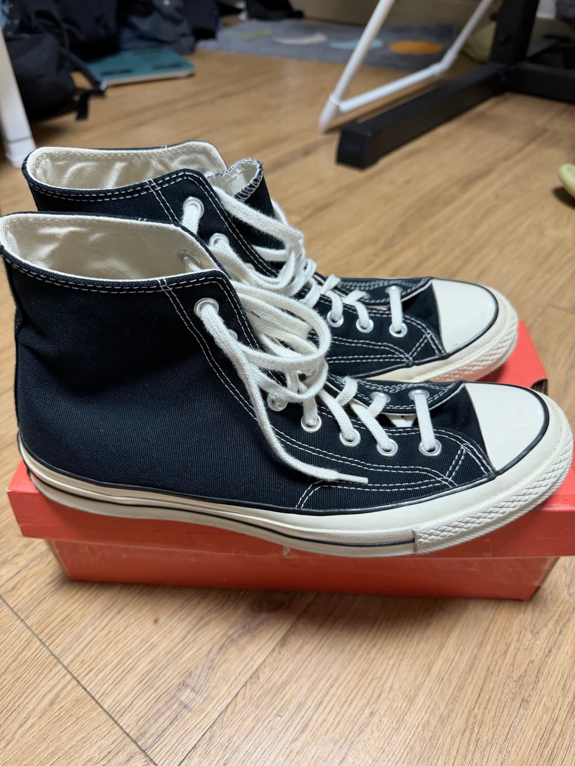 컨버스 척70 하이 블랙 280 상품이미지3