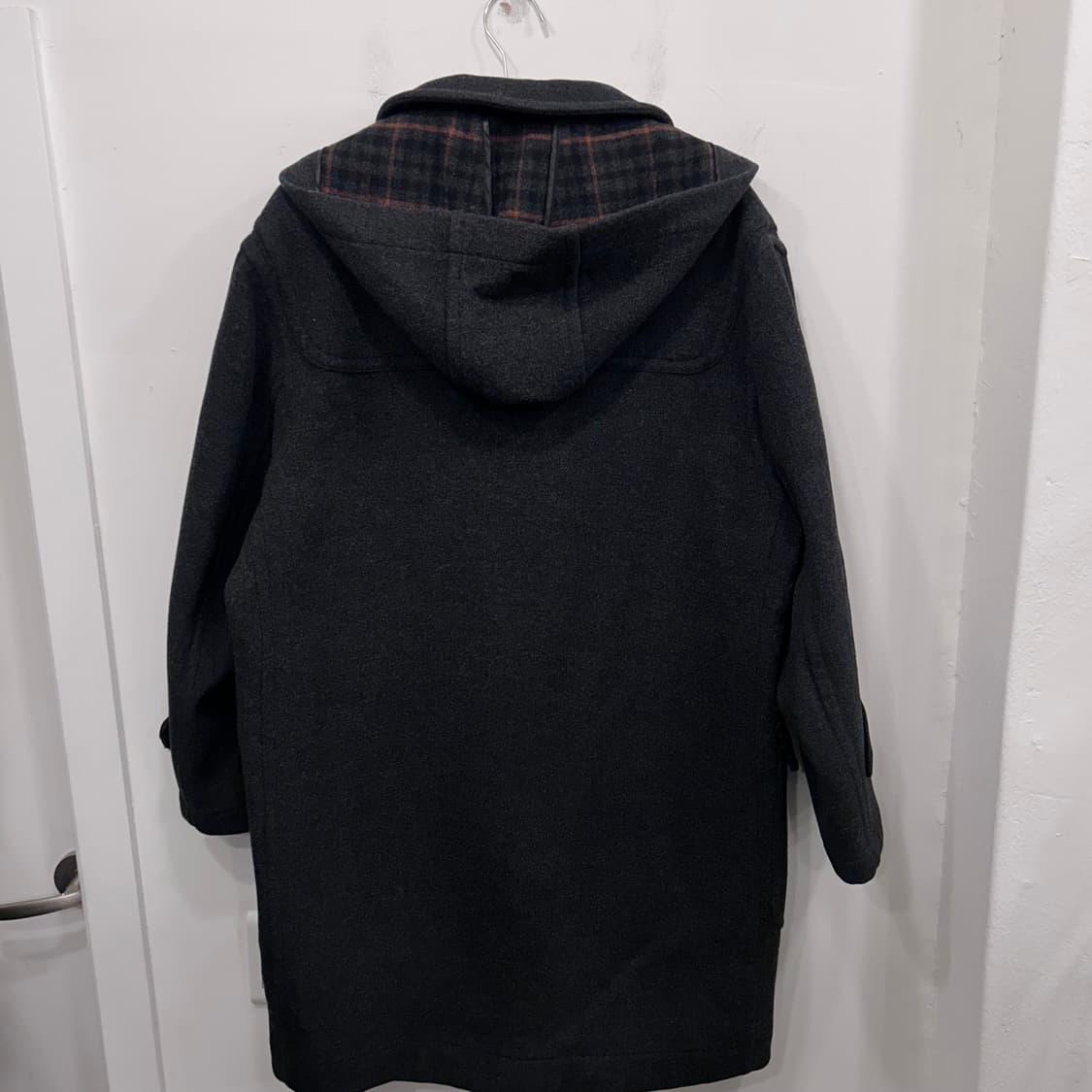 닥스 런던 울 후드탈착 카라 더플코트 상품이미지6