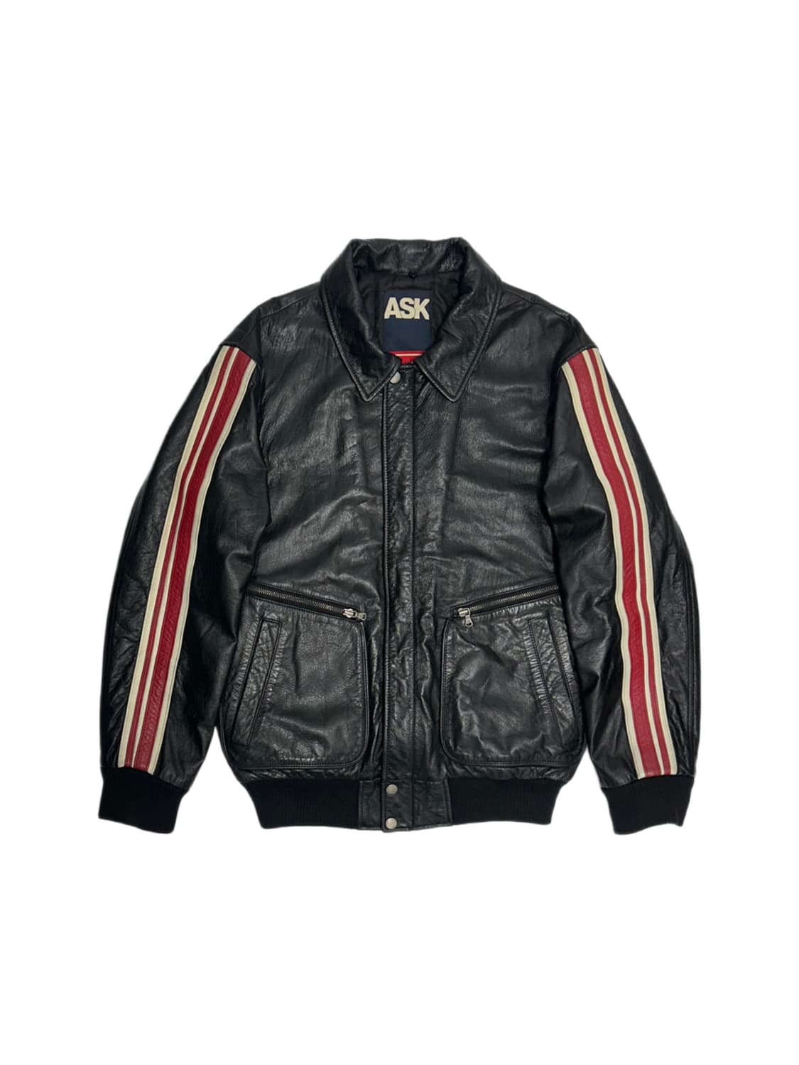 ASK 소가죽 레더자켓 상품이미지2