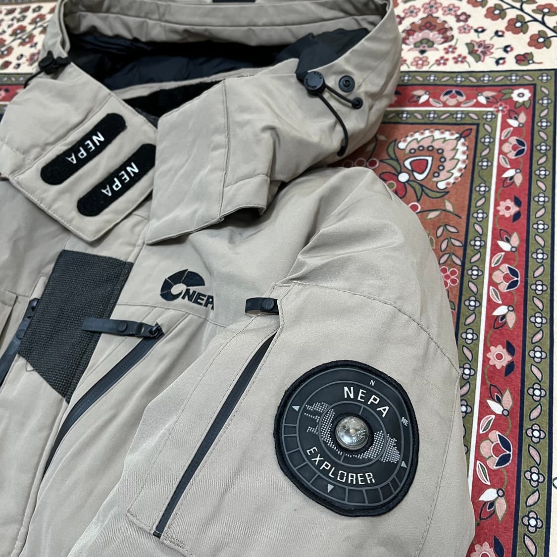 네파 구스다운 후드 패딩 점퍼 XL/105 상품이미지6