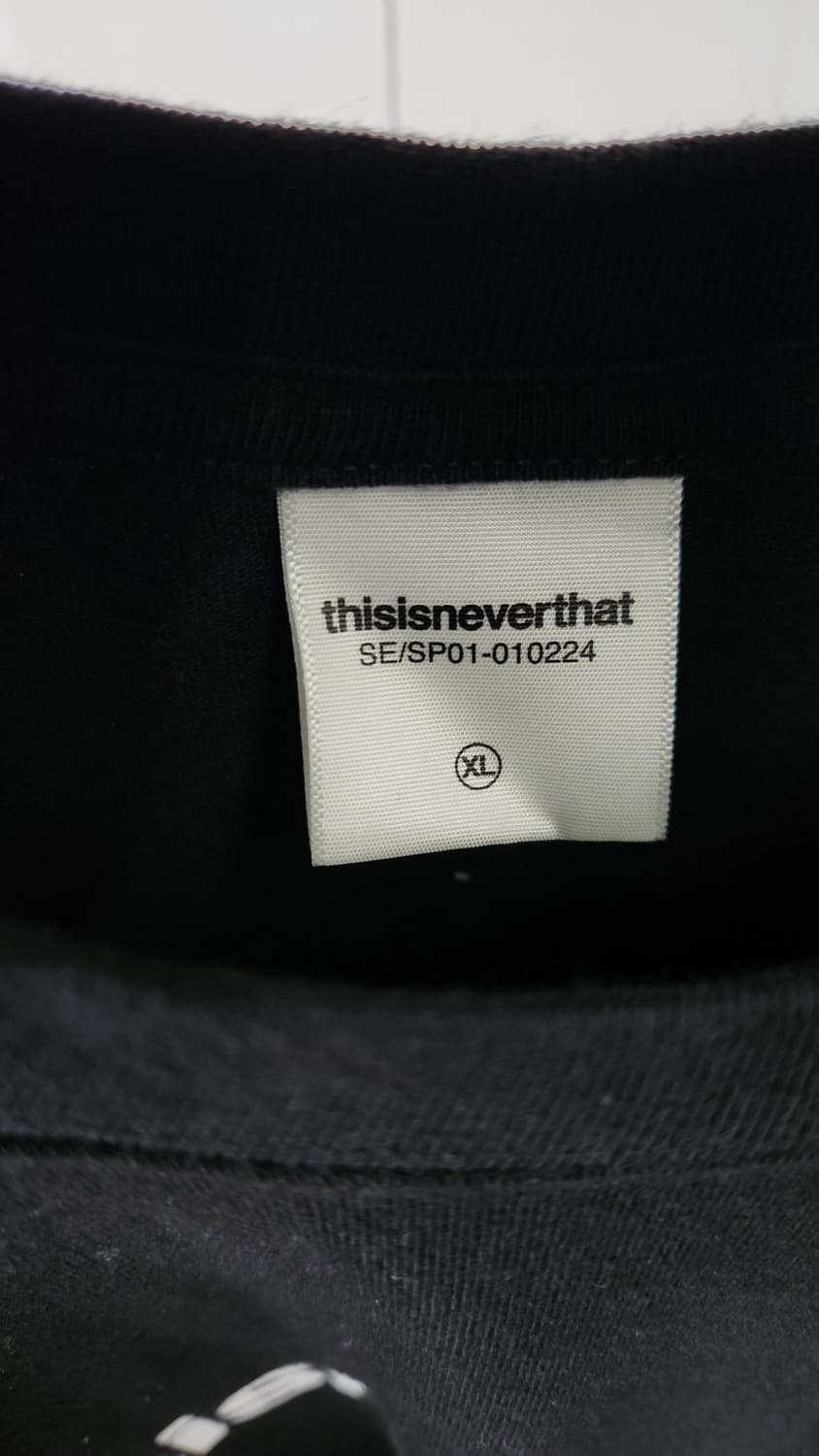 Thisisneverthat T Logo T-Shirt Black XL 상품이미지3