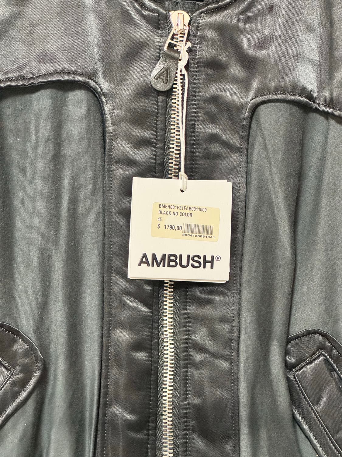 앰부쉬 블랙 봄버 자켓 상품이미지9