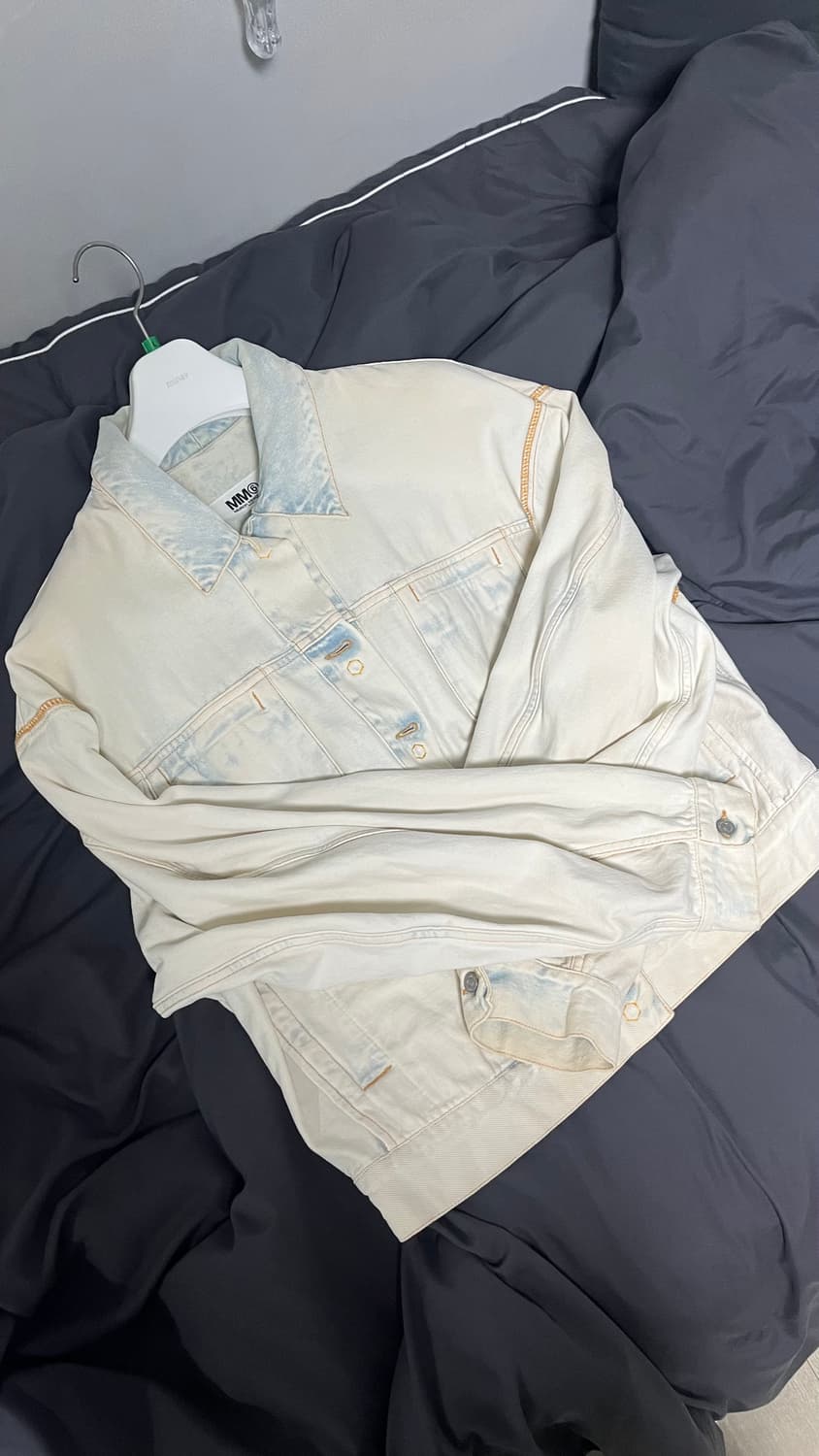 MM6 19ss 블리치드 리버시블 청자켓 상품이미지1