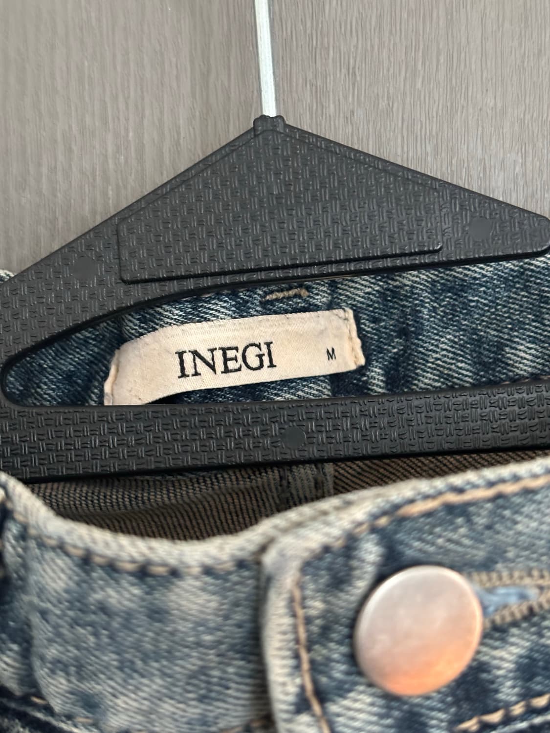 이네기 베어부츠컷 데님팬츠M 상품이미지7