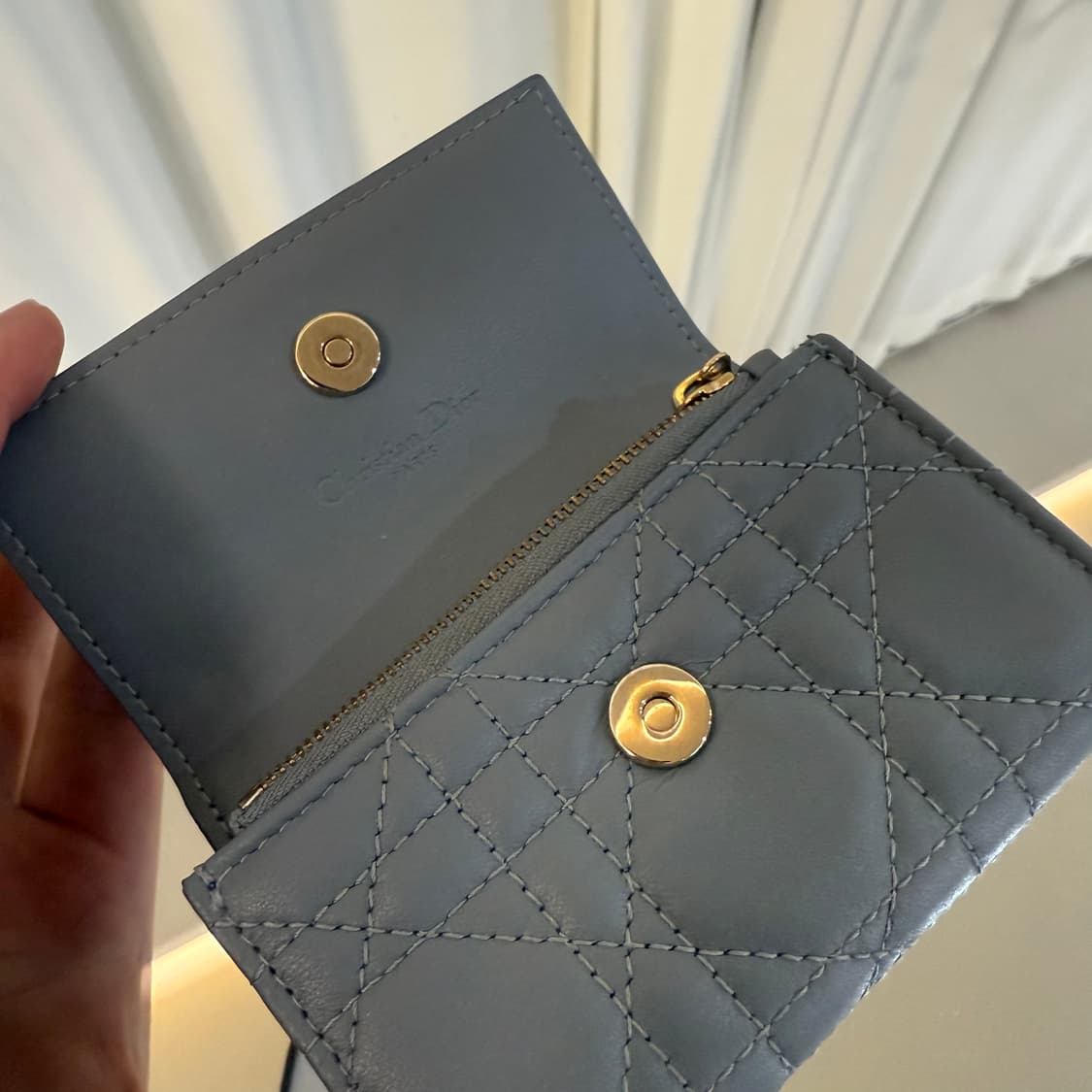 [정품] 디올 까나쥬 마이 디올 글리신 반지갑 S0966ONMJ 상품이미지6