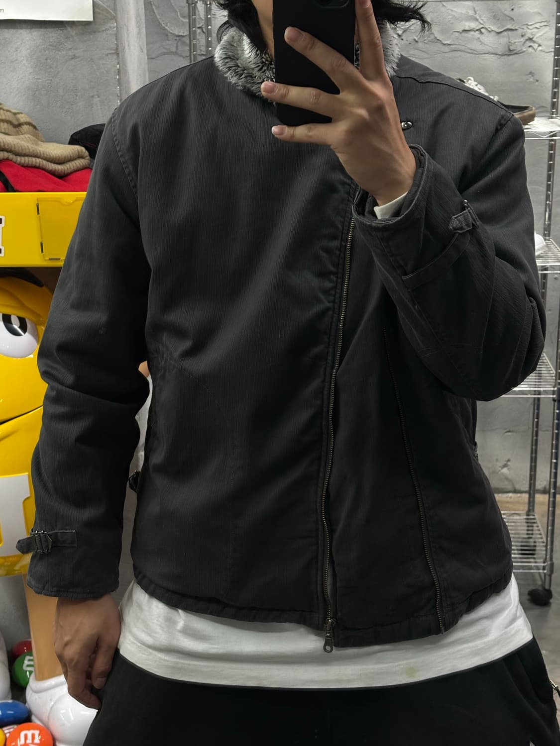 빈티지 버클 쉐르파 자켓 상품이미지8